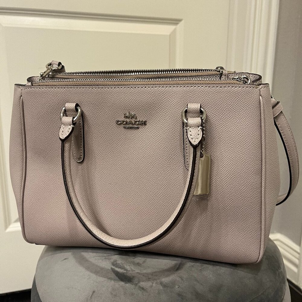 Coach purse Surrey Carryall (Coach F44958) Lavender/grey